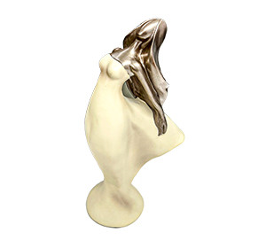 Graceful Dancing Woman Statue Elegant Resin Sculpture